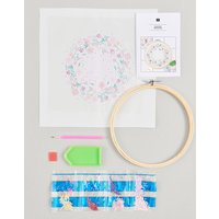 Diamond Painting Set "Funkelnder Blumenkranz" von Rico Design