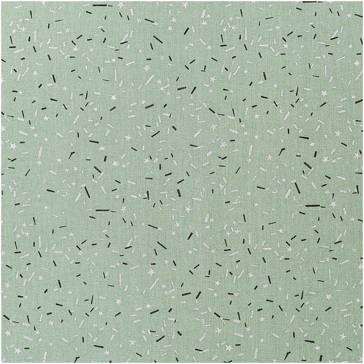 Druckstoff Nostalgic Christmas Streifen grün-metallic 50x140cm Druckstoff Nostalgic Christmas Streifen grün-metallic 50x140cm von Rico Design