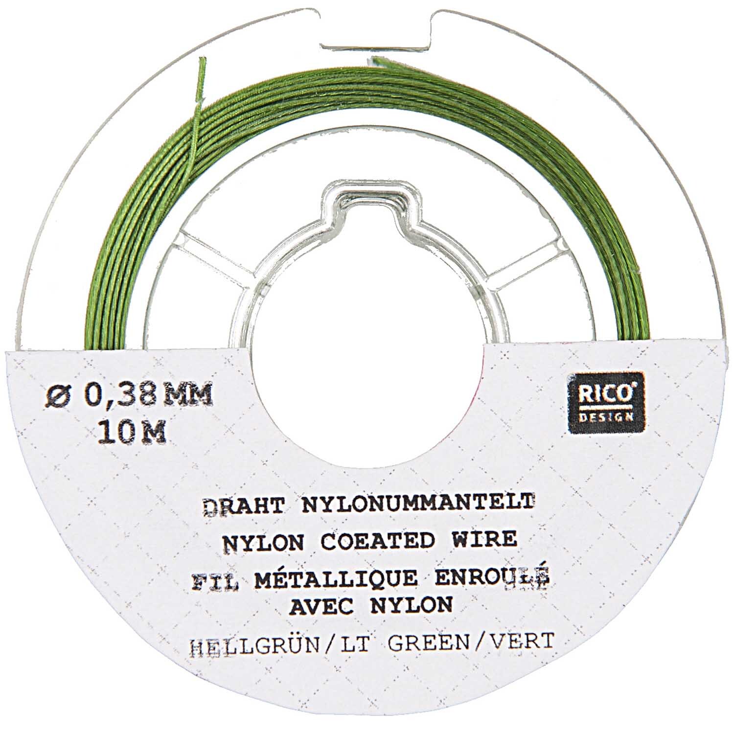 Edelstahlseide 0,38mm 10m Edelstahlseide 0,38mm 10m von Rico Design