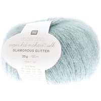 Rico Design Essentials Super Kid Mohair Loves Silk Glamorous Glitter Aqua von Rico Design
