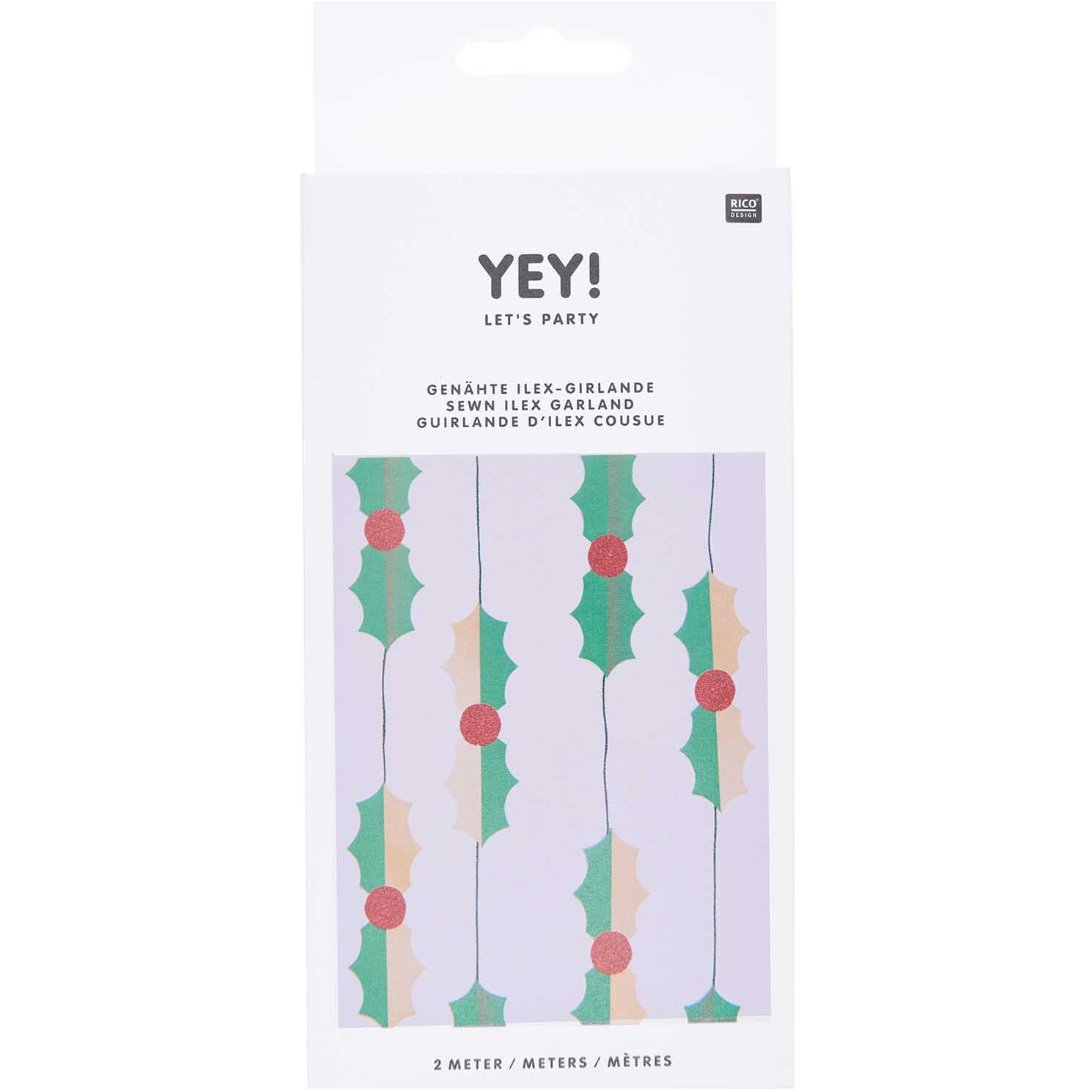 Genähte Girlande Ilex 2m Genähte Girlande Ilex 2m von Rico Design