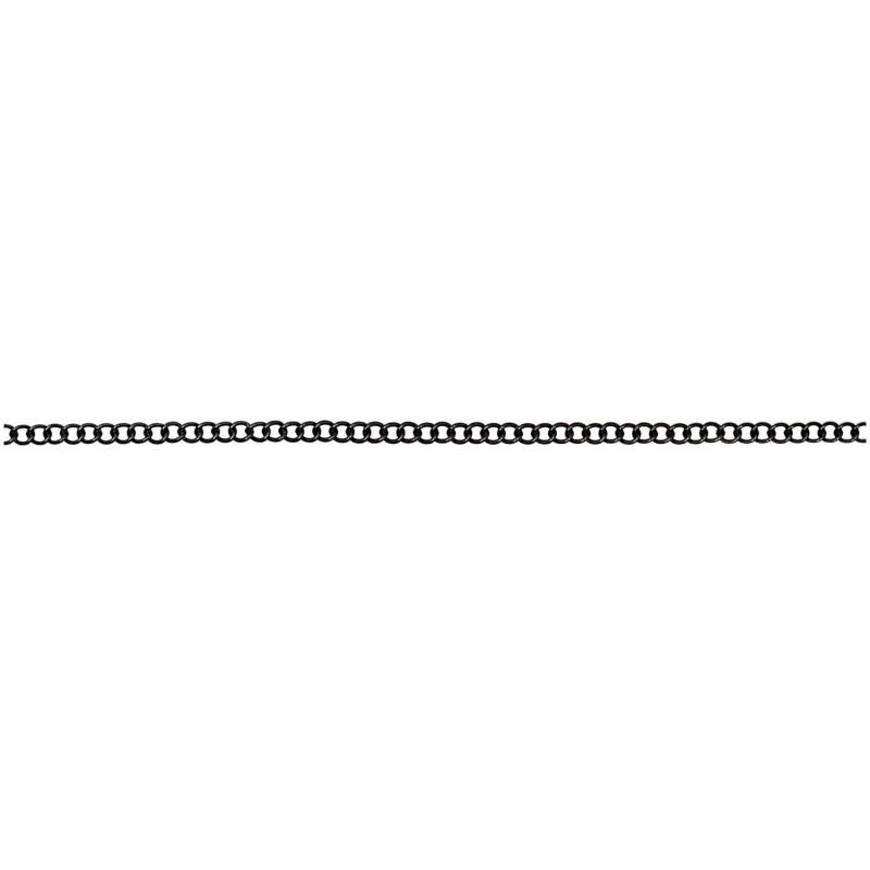 Gliederkette fein schwarz 2,3mm 1m von Rico Design