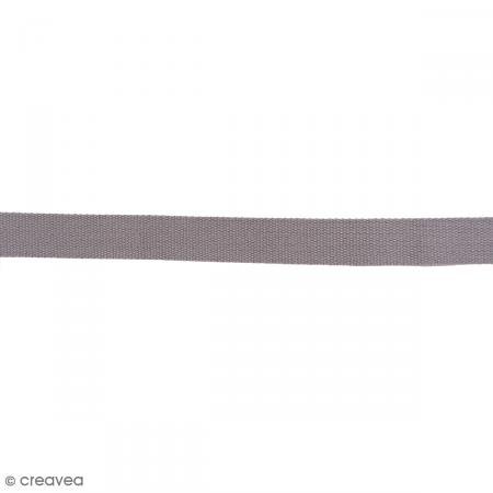 Gurtband Grau, 2,5 cm x 200 cm von Rico Design