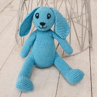 Häkelset Hase Lenny himmelblau von Rico Design