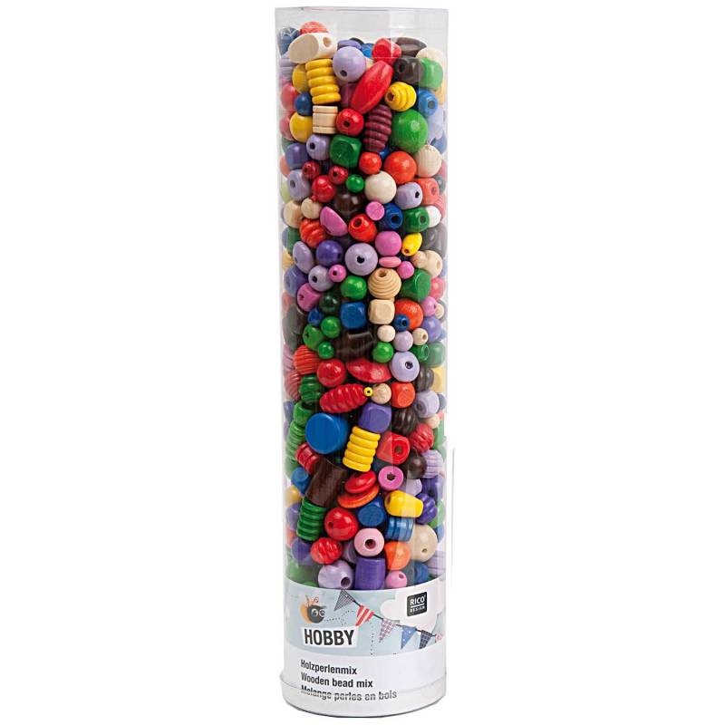 Rico Design Holz-Perlen Mix Bunt von Rico Design