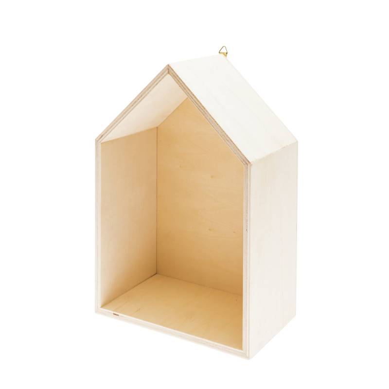 Holzbox Haus klein von Rico Design