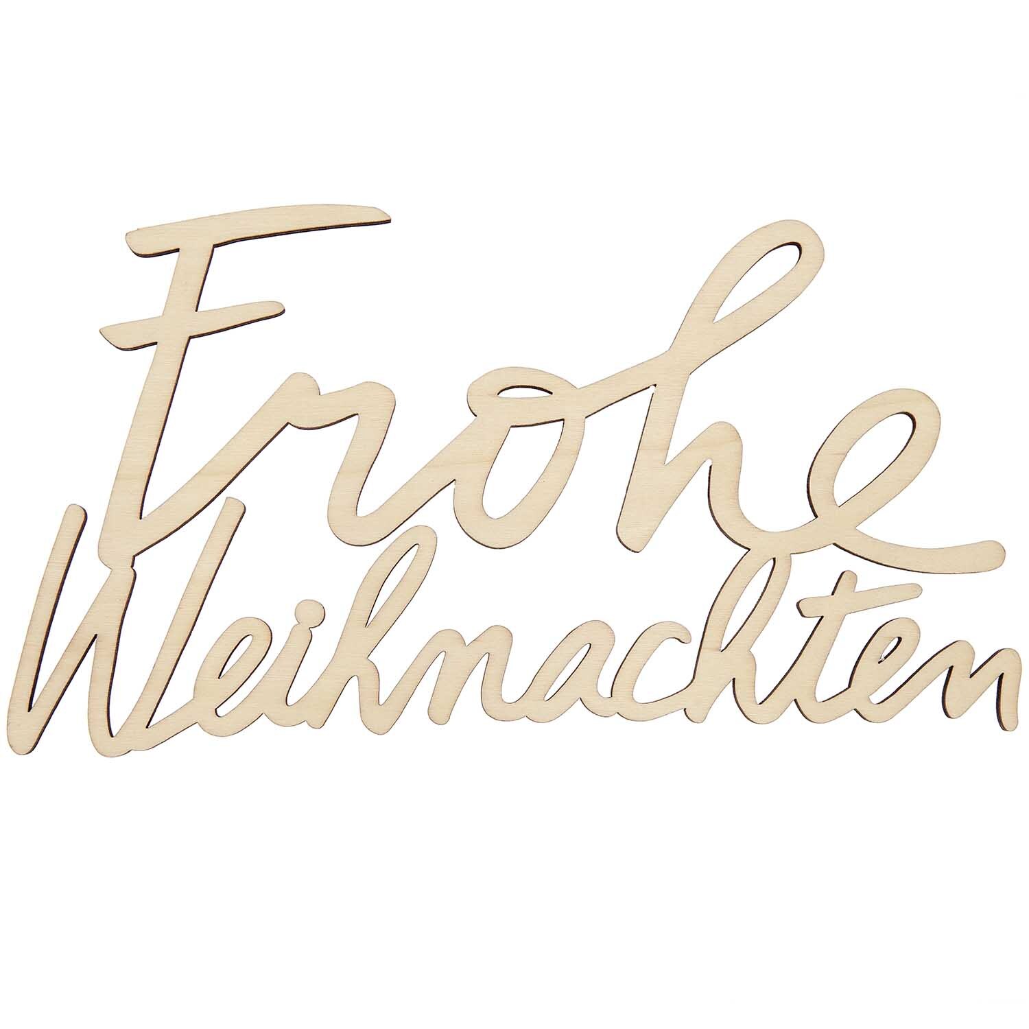 Holzschriftzug magnetisch "Frohe Weihnachten" 27,8x20,1cm Holzschriftzug magnetisch "Frohe Weihnachten" 27,8x20,1cm von Rico Design