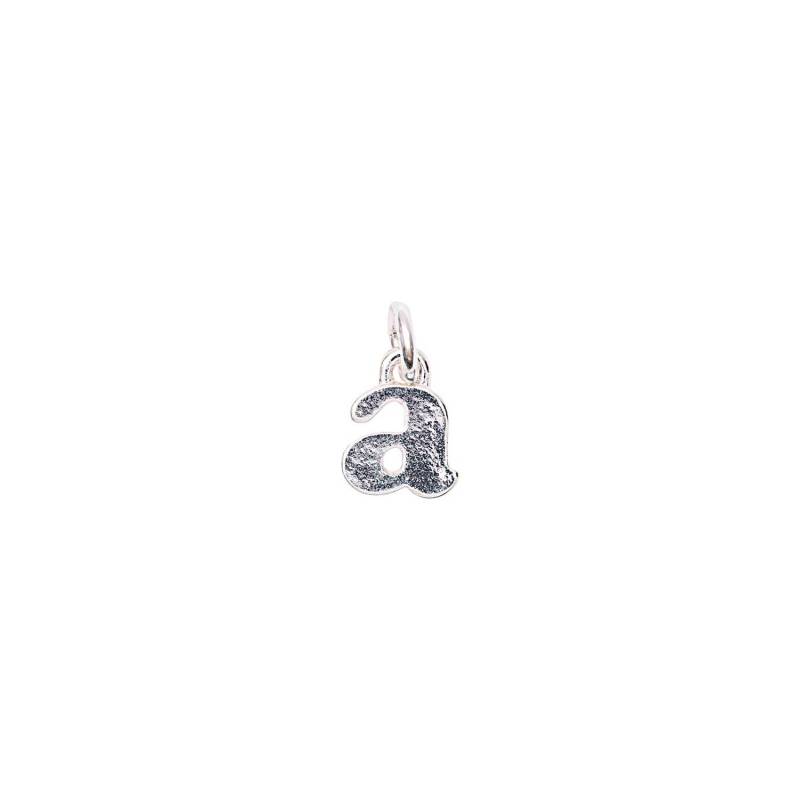 Anhänger Buchstabe A silber von Rico Design