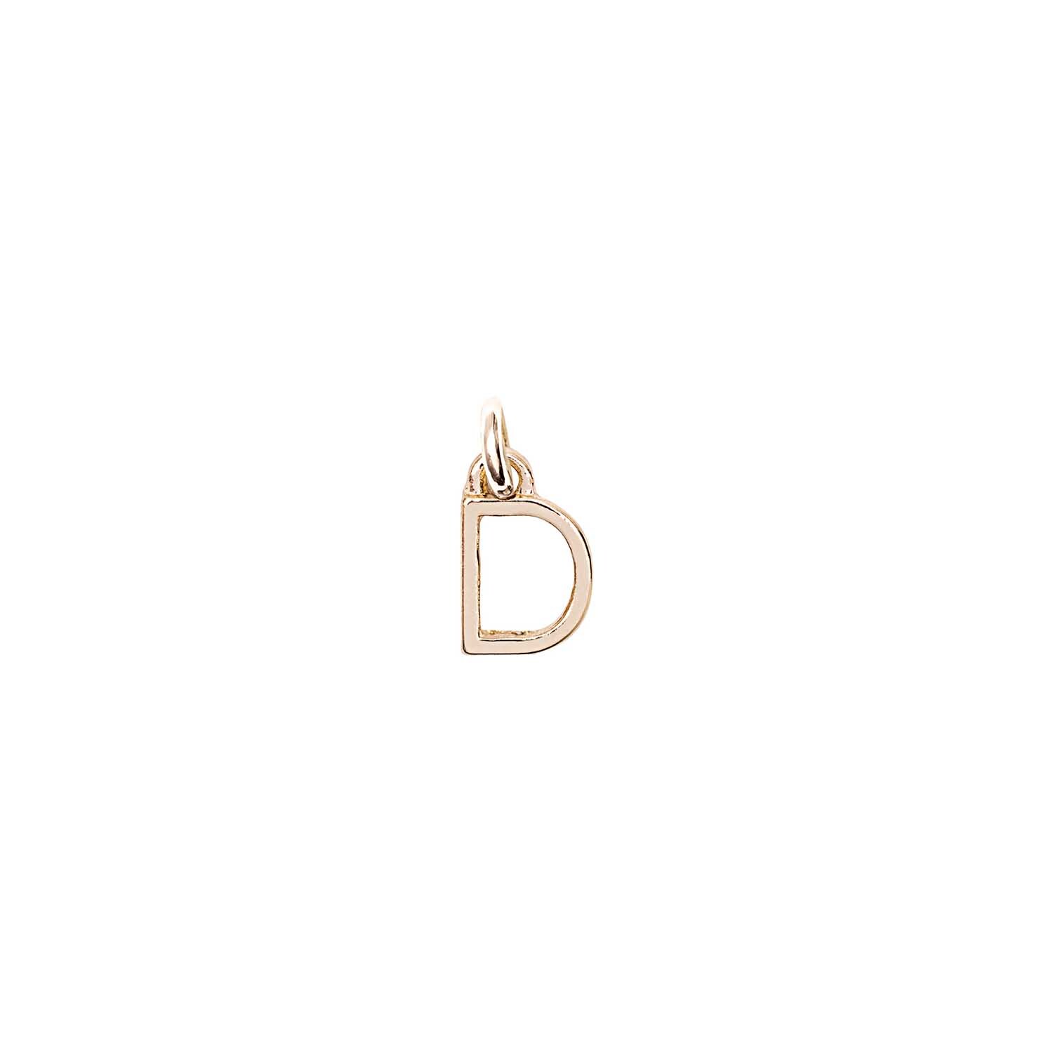 Anhänger Buchstabe D gold Anhänger Buchstabe D gold von Rico Design