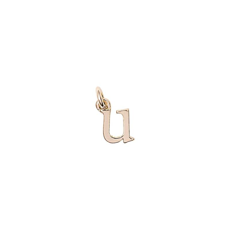 Anhänger Buchstabe U gold von Rico Design