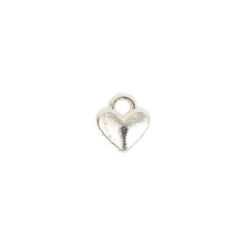 Anhänger Herz silber 8x7mm 6 Stück von Rico Design