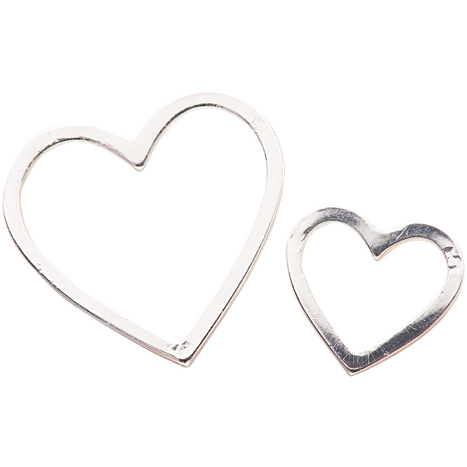 Anhänger Herzen silber 2 Stück Anhänger Herzen silber 2 Stück von Rico Design