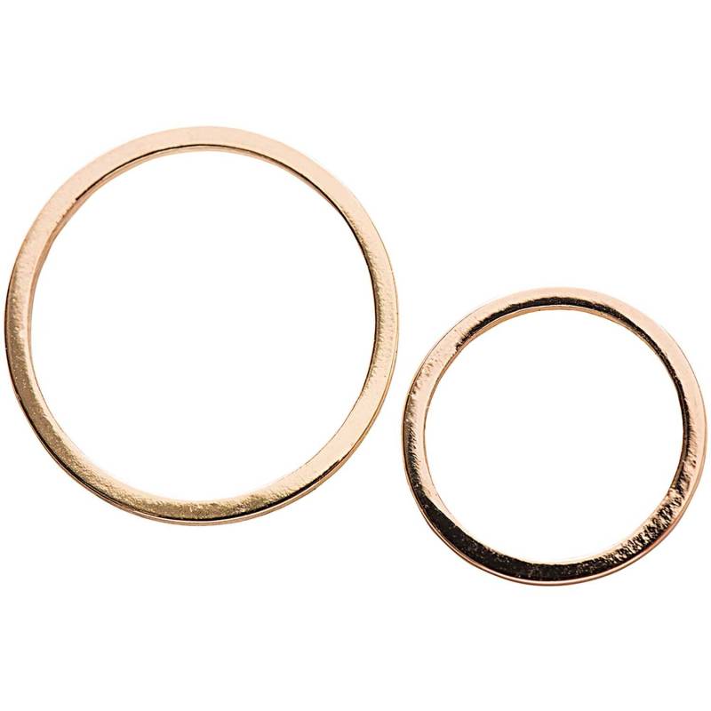 Anhänger Kreise gold 2 Stück von Rico Design