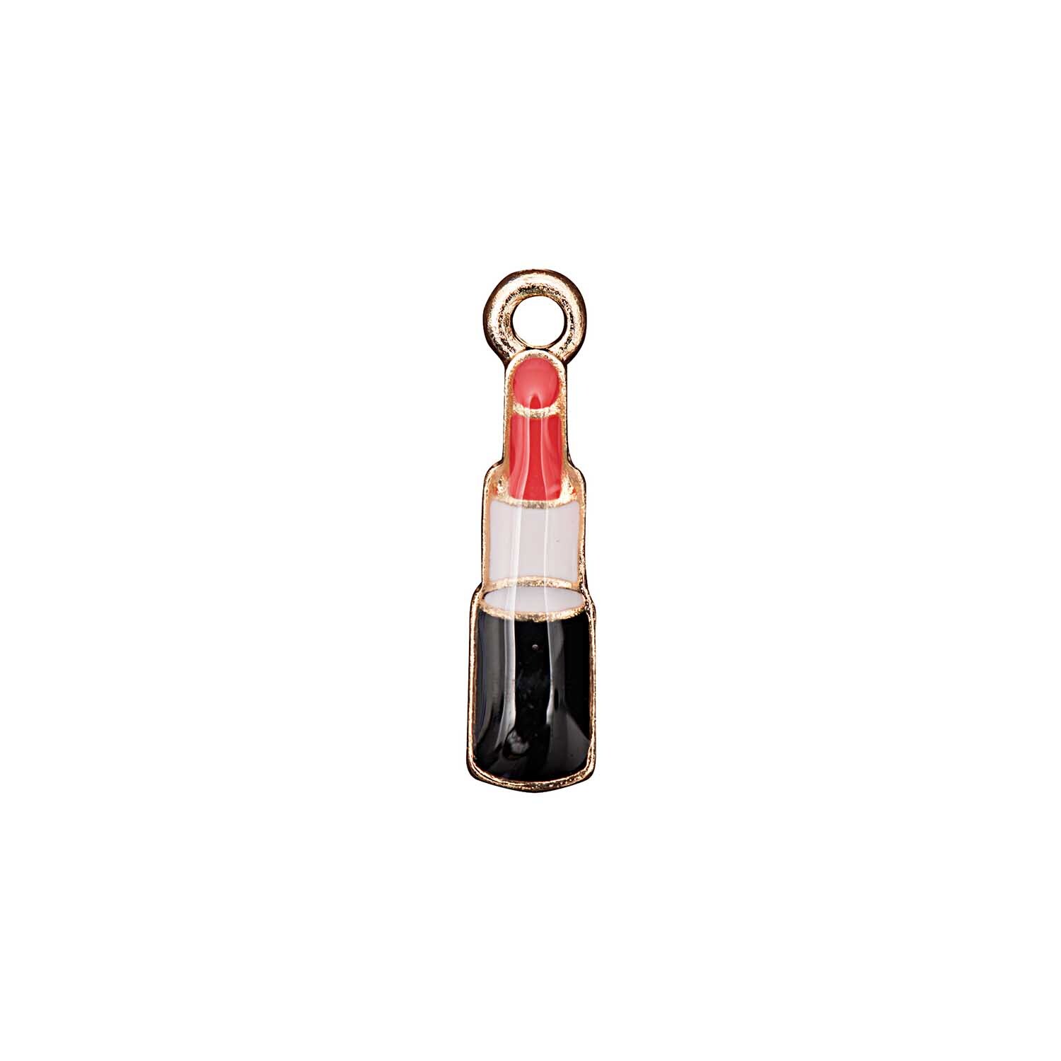 Anhänger Lippenstift 4x13,5mm Emaille Anhänger Lippenstift 4x13,5mm Emaille von Rico Design