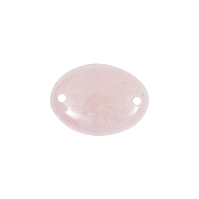 Aufnähstein oval rosa 18x13mm 5 Stück von Rico Design