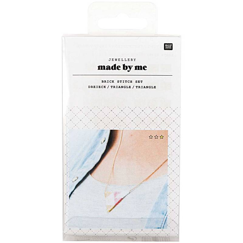 Brick Stitch Set Dreieck Kette 40x32mm von Rico Design