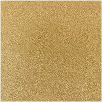 Bügelbogen für eigene Motive gold glitter 15x18,5cm von Rico Design
