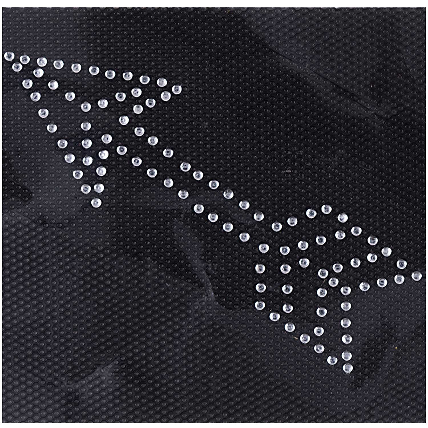 Bügelmotiv Pfeil 84x28mm Strass von Rico Design