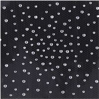 Bügelmotiv Sprenkel 80x74mm Strass von Rico Design