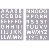 Bügelmotive Buchstaben A-Z nachtleuchtend von Rico Design