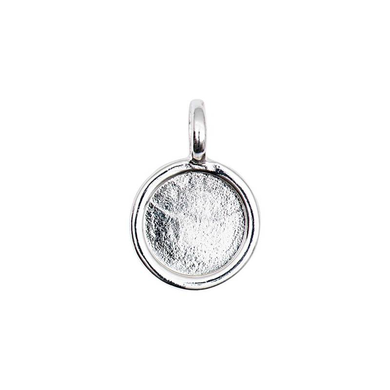 Cabochon Anhänger mit Rand 16mm von Rico Design