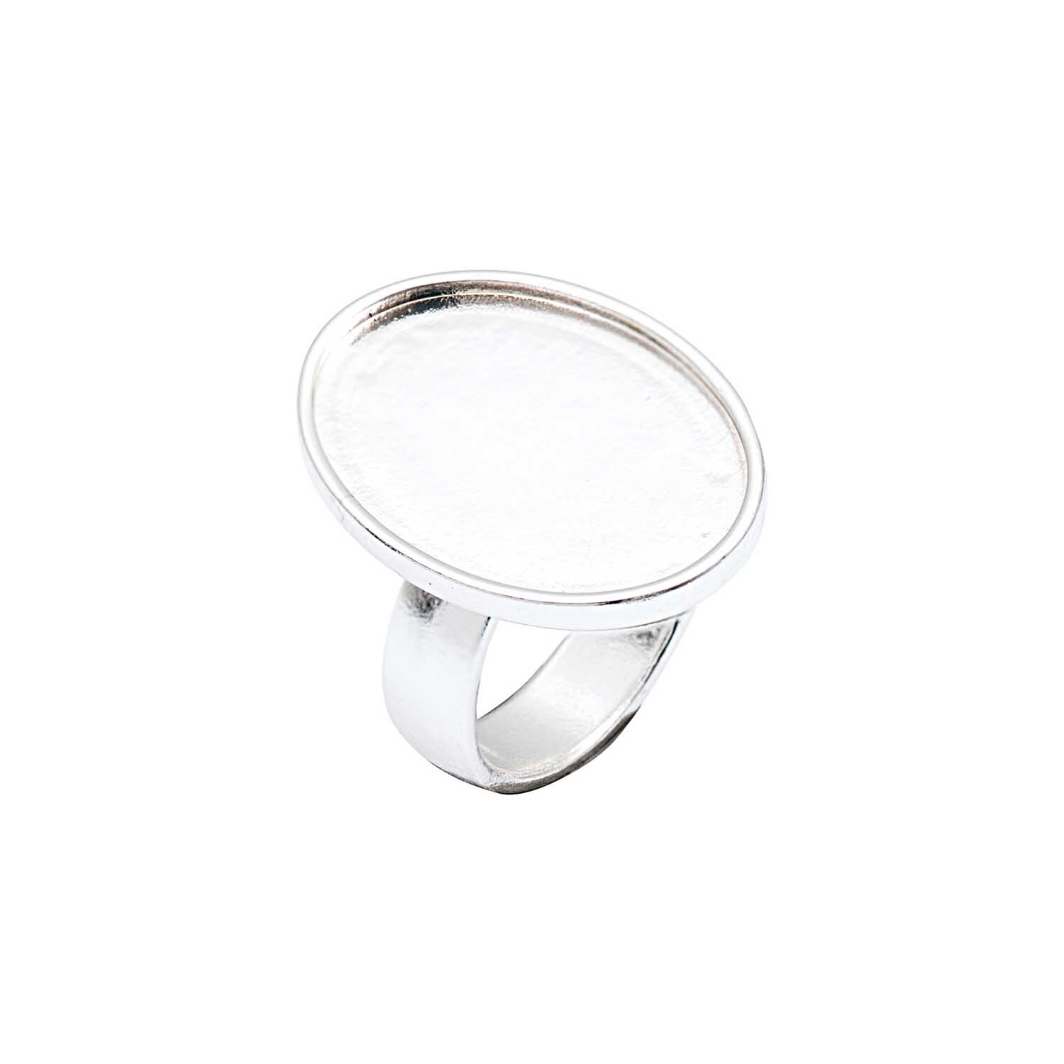 Cabochon Ring oval 25x18mm Größe 20mm Cabochon Ring oval 25x18mm Größe 20mm von Rico Design