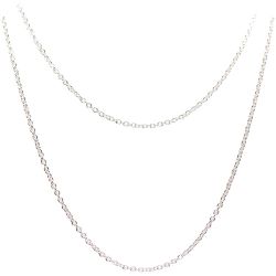 Gliederkette 2fach silber 55cm Gliederkette 2fach silber 55cm von Rico Design