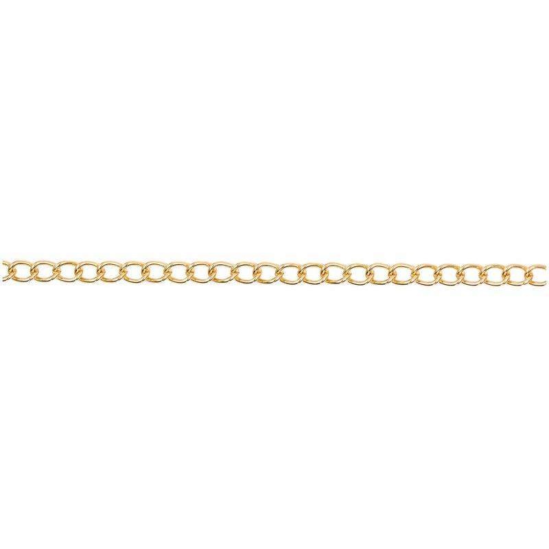 Gliederkette gold 6-7mm 1m von Rico Design