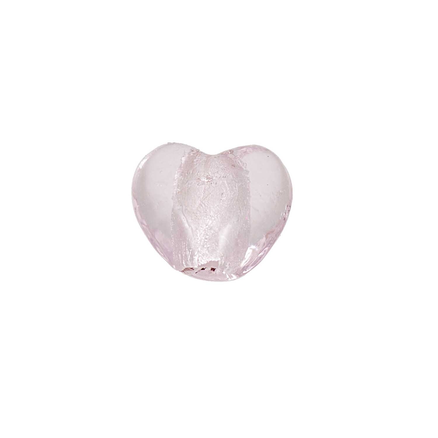 Herz rosa 12x12mm Glas 4 Stück Herz rosa 12x12mm Glas 4 Stück von Rico Design