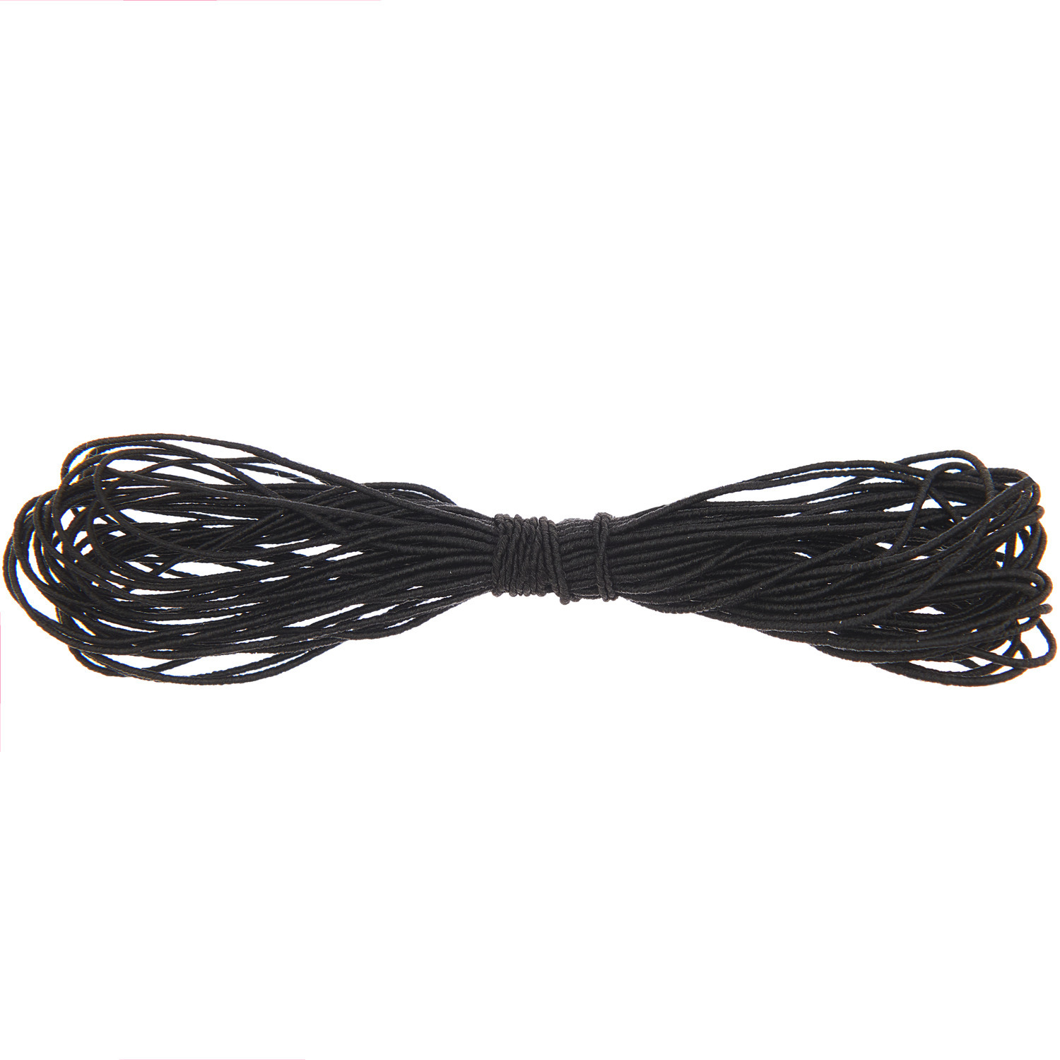 Hutgummi 0,6mm schwarz 5m von Rico Design