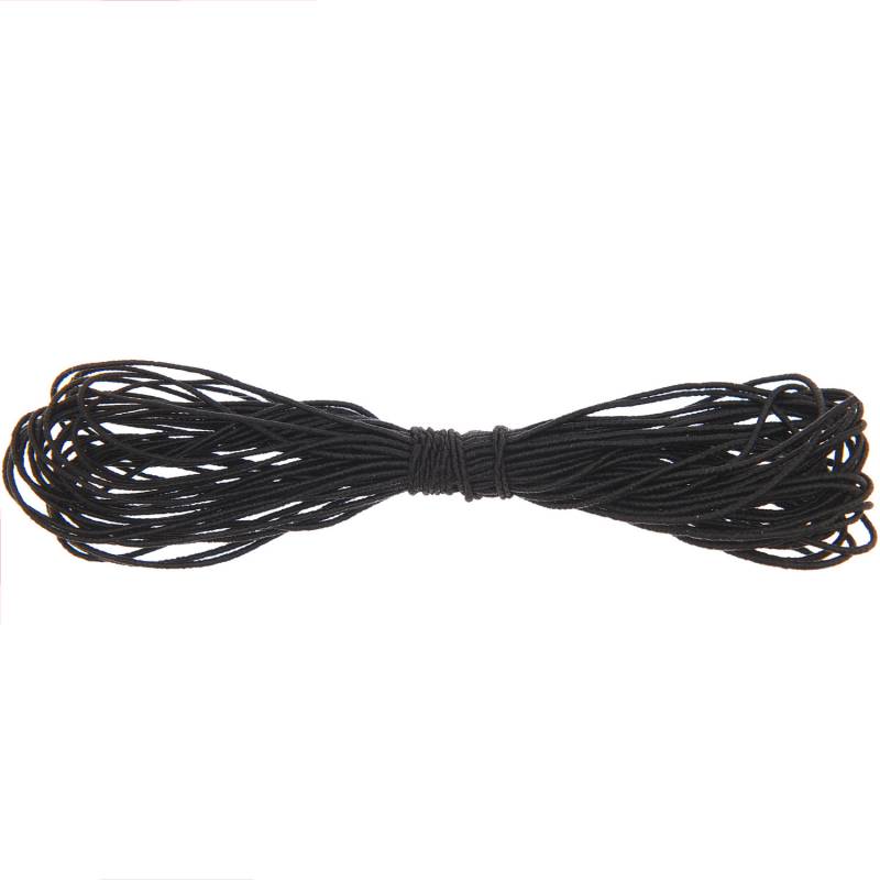 Hutgummi 0,6mm schwarz 5m von Rico Design