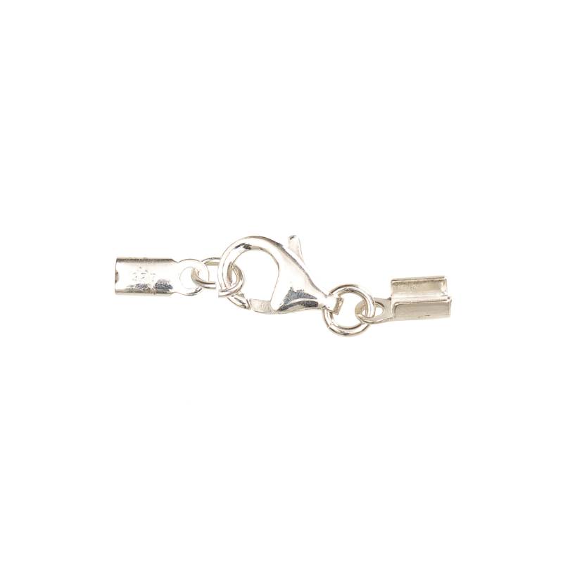 Lederbandverschluss 38x10mm 925er Silber von Rico Design
