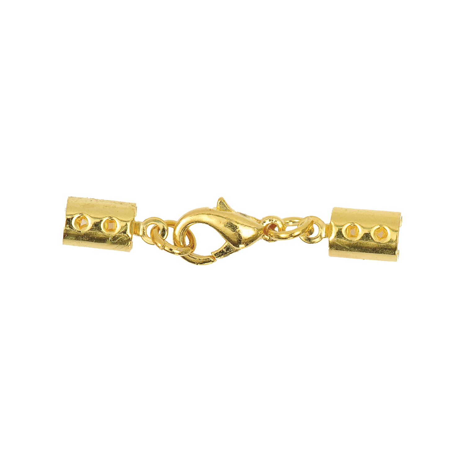 Lederbandverschluss gold 5mm von Rico Design