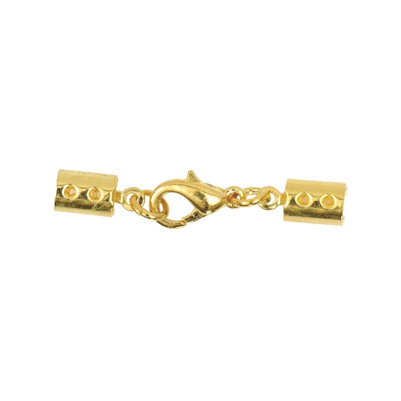 Lederbandverschluss gold 5mm von Rico Design