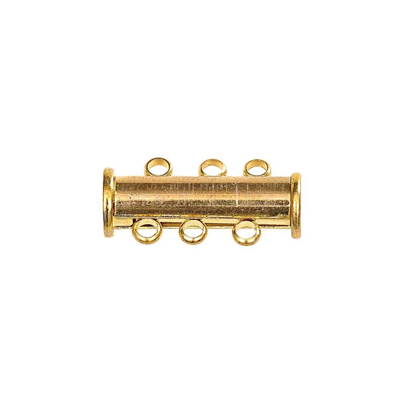 Magnetschließe 3reihig gold 20x5mm von Rico Design