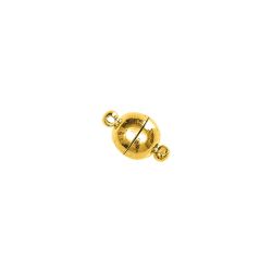 Magnetverschluß rund gold 8mm von Rico Design