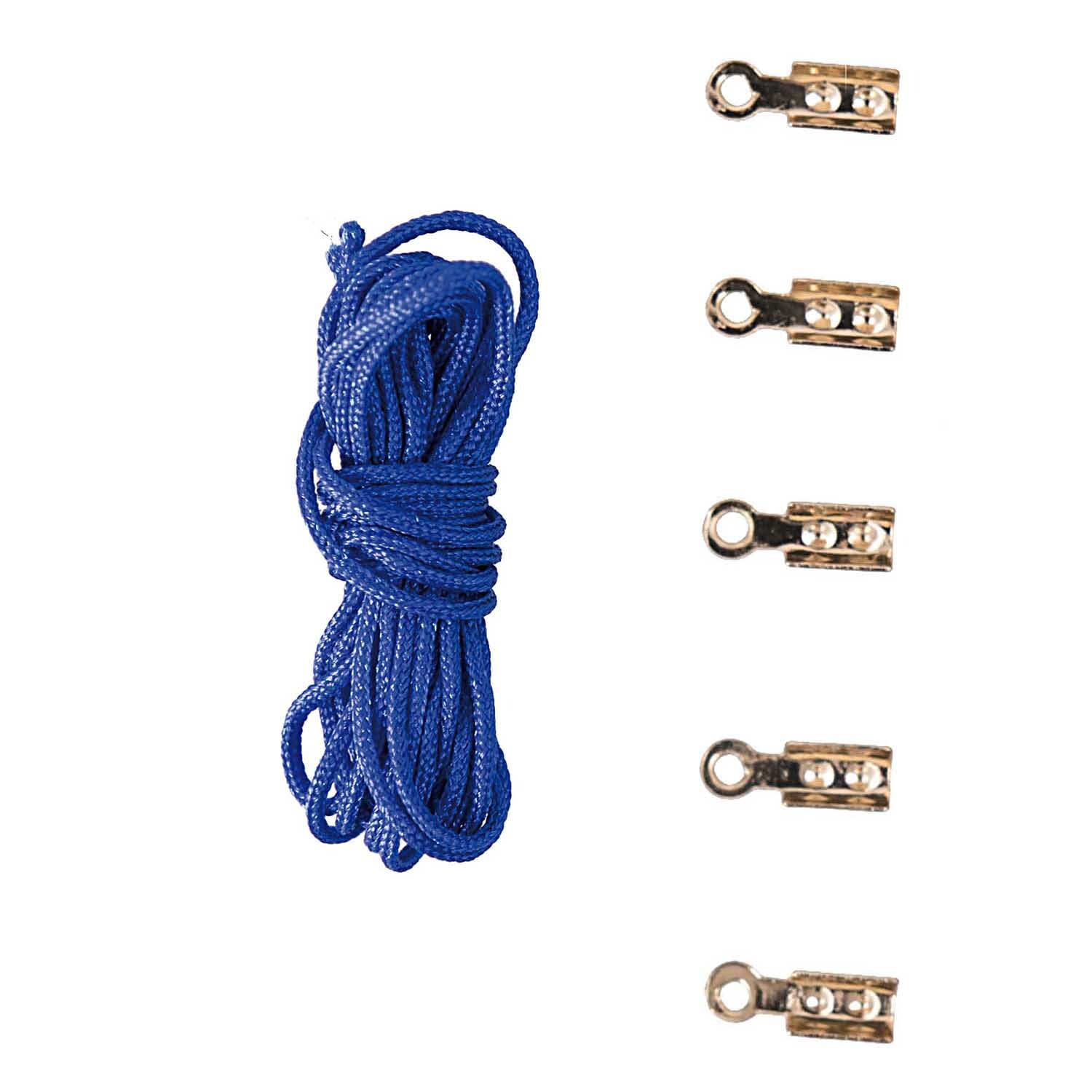 Makrameeband blau 5 Stück mit Verschlüssen Makrameeband blau 5 Stück mit Verschlüssen von Rico Design