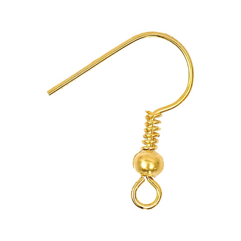 Jewellery Made by Me Ohrhaken mit Feder gold 10 Stück Jewellery Made by Me Ohrhaken mit Feder gold 10 Stück von Rico Design