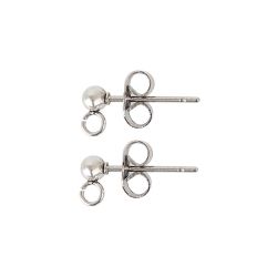 Ohrstecker Edelstahl 15mm 2 Stück Ohrstecker Edelstahl 15mm 2 Stück von Rico Design