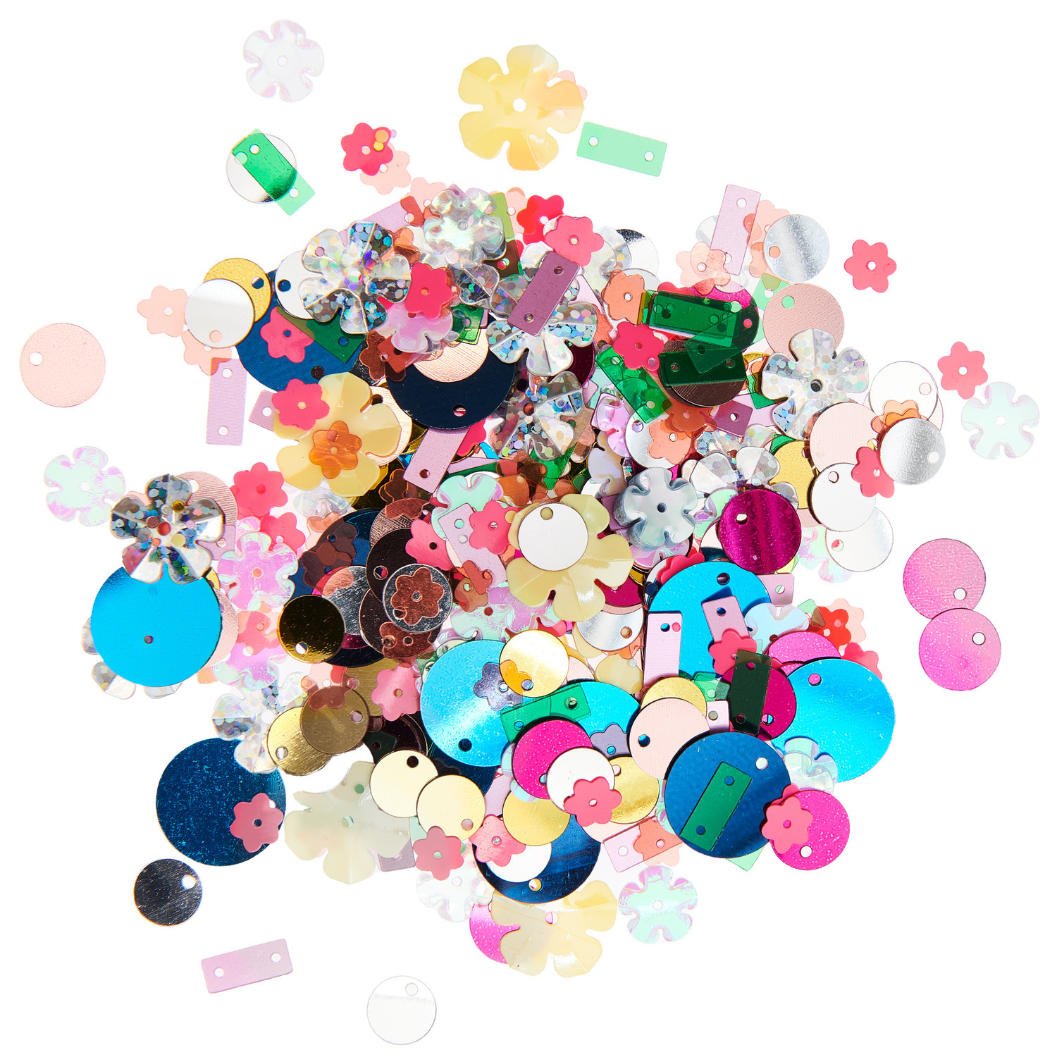 Pailletten-Set Formenmix multicolor 14g von Rico Design
