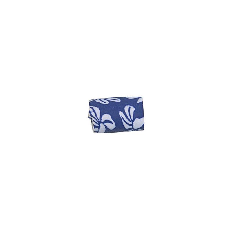 Perle Röhre Blume blau 10x6mm 8 Stück von Rico Design