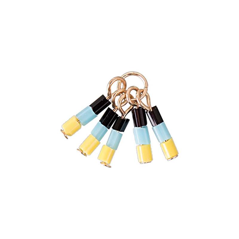 Rocailles Anhänger neon 14x12mm von Rico Design