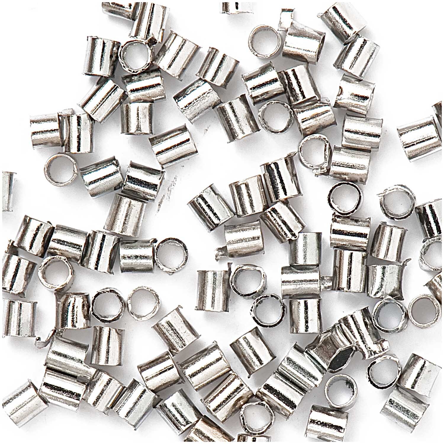 Röhrchen zum Quetschen silber 1,2mm 200 Stück Röhrchen zum Quetschen silber 1,2mm 200 Stück von Rico Design