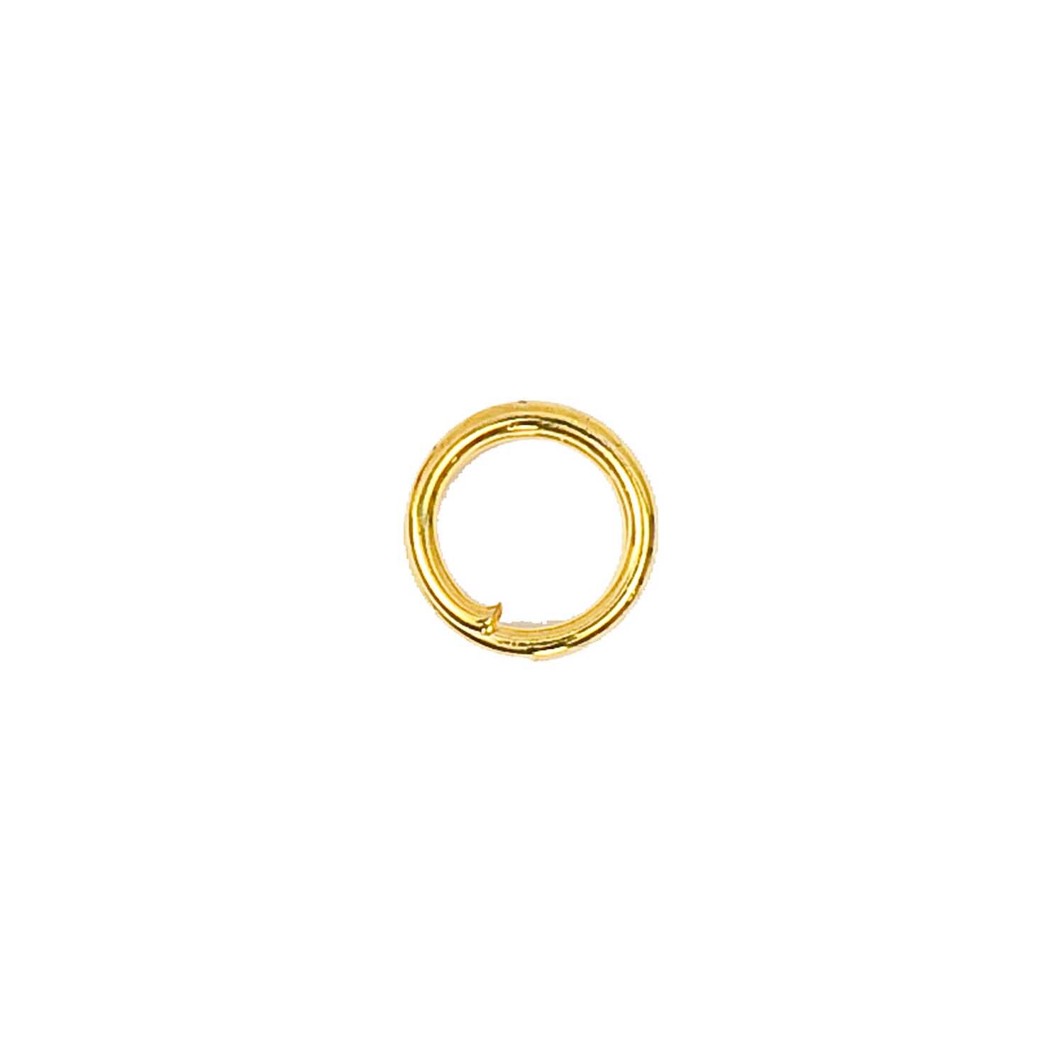 Spaltring gold 6mm 10 Stück Spaltring gold 6mm 10 Stück von Rico Design