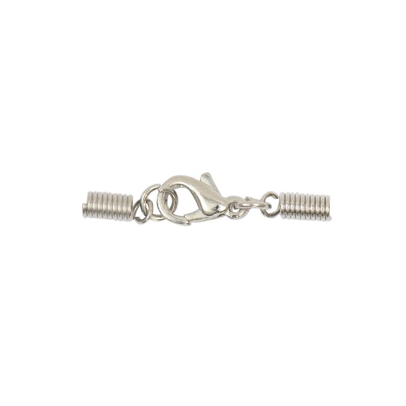 Spiralverschluss silber 3mm von Rico Design