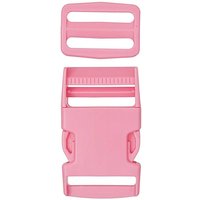 Steckverschluss mit Schnalle rosa von Rico Design
