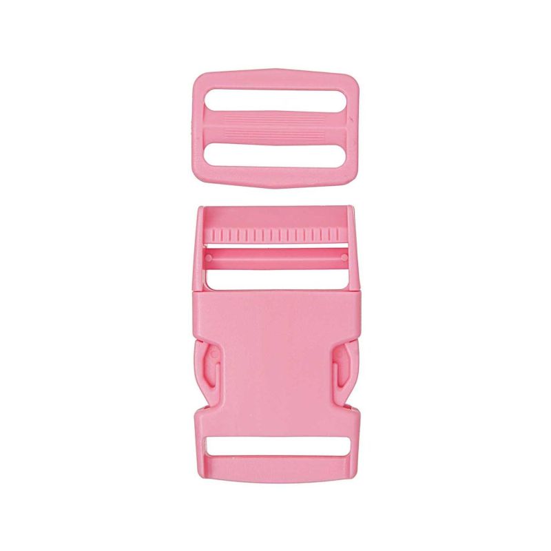 Steckverschluss mit Schnalle rosa 25mm von Rico Design