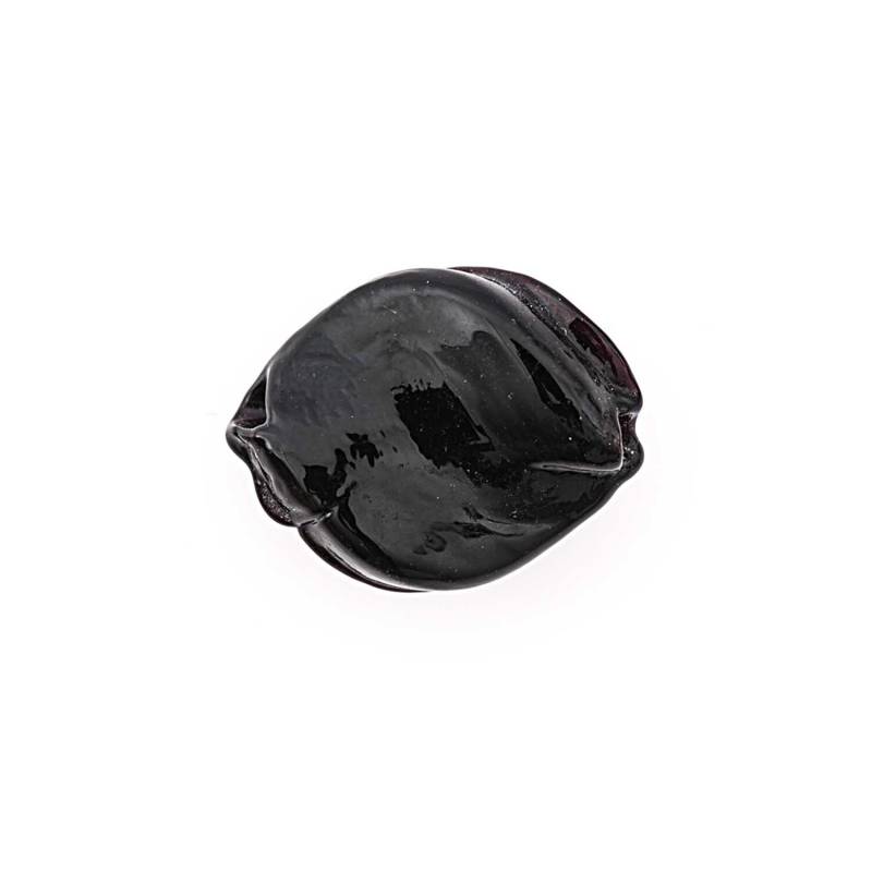 Welle schwarz 16x15mm Glas 4 Stück von Rico Design