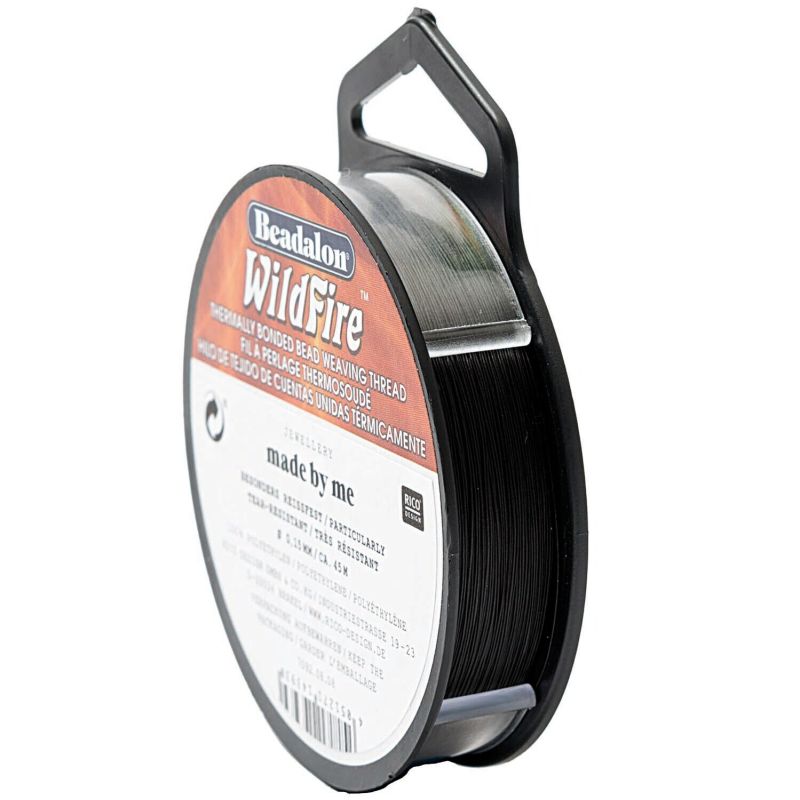 Wildfire Garn schwarz 0,15mm 45m Wildfire Garn schwarz 0,15mm 45m von Rico Design