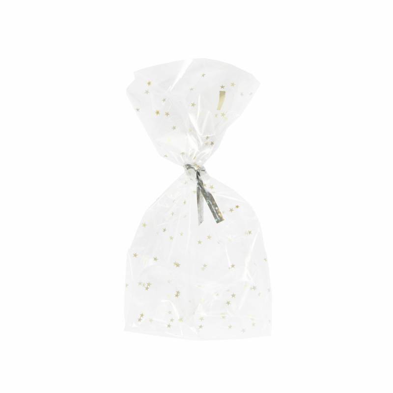 Kekstüten Goldene Sterne Raster von Rico Design